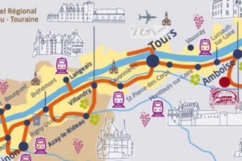 Le Clos Jasmin - Quartier Historique De Montlouis 外观 照片